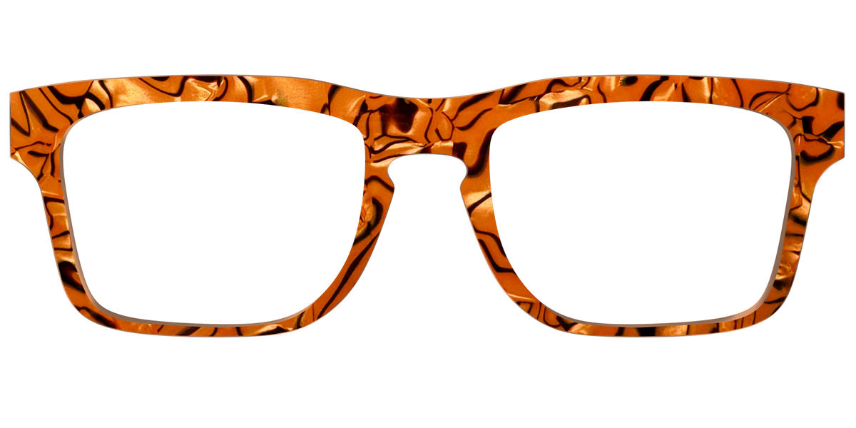 The Pumpkin Pearl Swirl - Front Top Image - Pair Eyewear