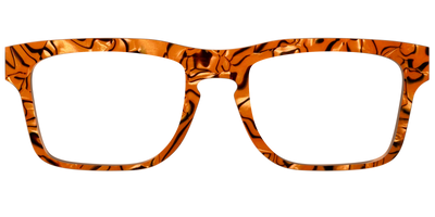 The Pumpkin Pearl Swirl - Front Top Thumbnail - Pair Eyewear