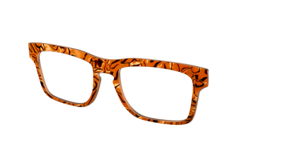 The Pumpkin Pearl Swirl - Angle Top Thumbnail - Pair Eyewear