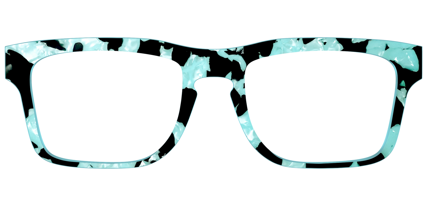 The Robin's Egg Pearl Tortoise - Front Top Image - Pair Eyewear