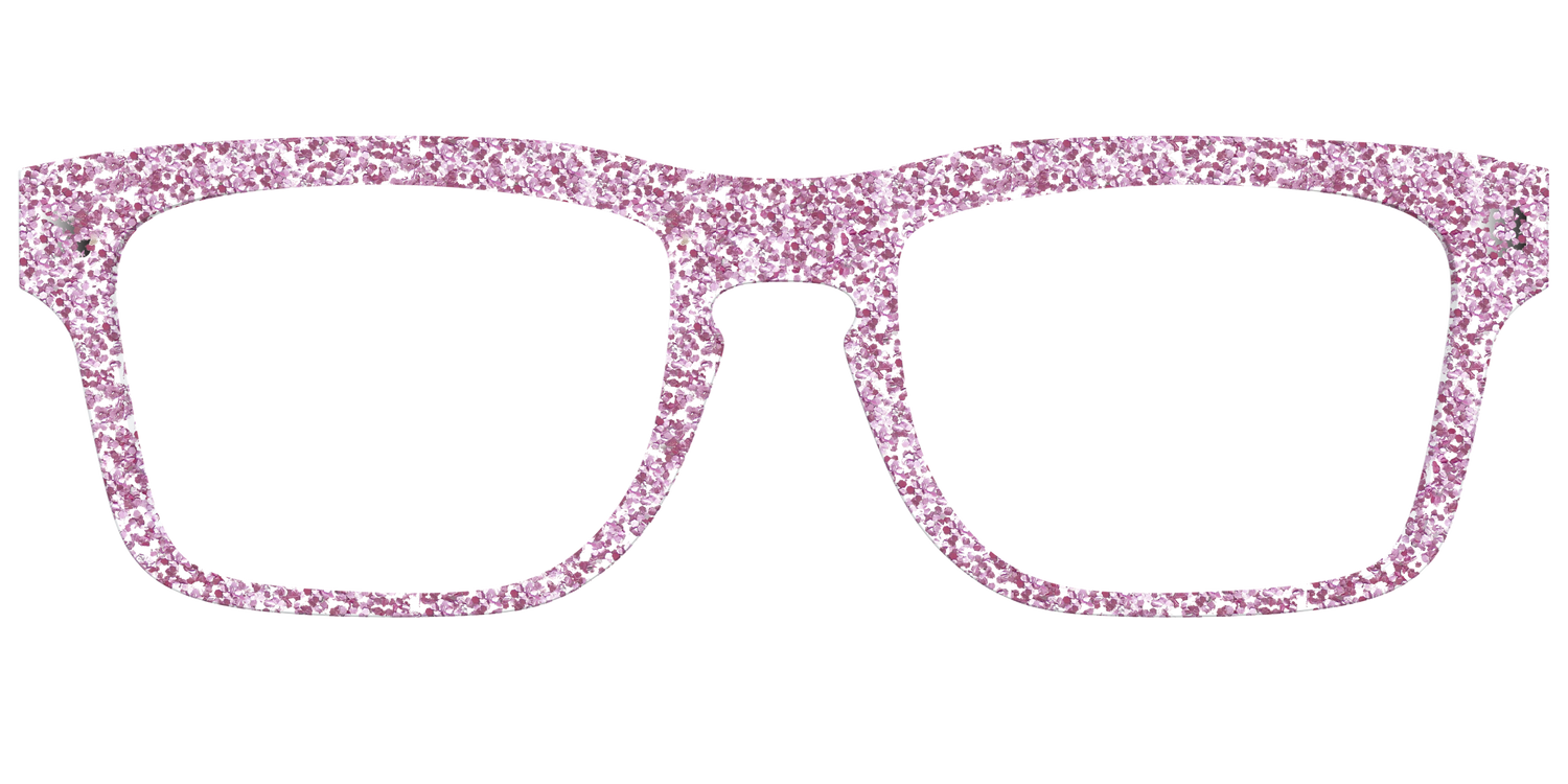 The Rose Gold Sparkle - Front Top Image - Pair Eyewear