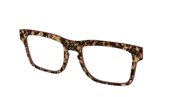 The Sandalwood Tortoise with Gold Foil - Angle Top Thumbnail - Pair Eyewear