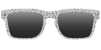 The Polarized Silver Sparkle Sun Top - Front Top Thumbnail - Pair Eyewear