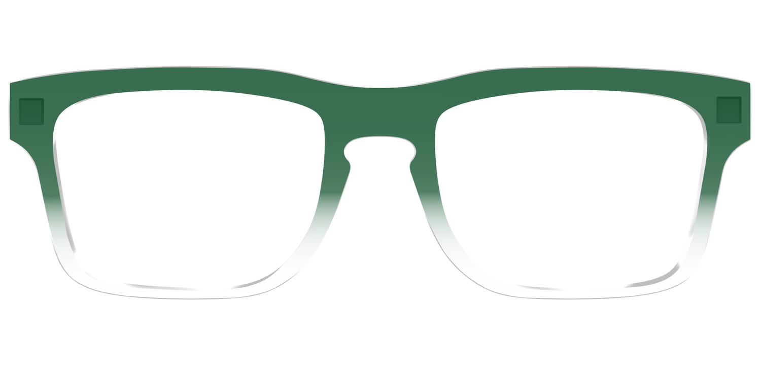 The Spruce Gradient Crystal - Front Top Image - Pair Eyewear