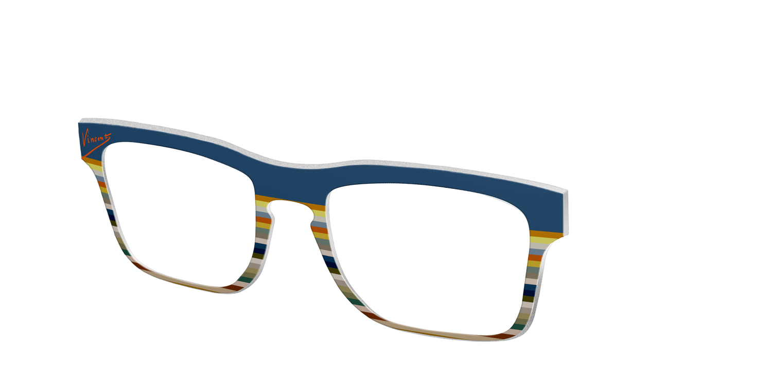 The Vincent Stripes - Angle Top Image - Pair Eyewear