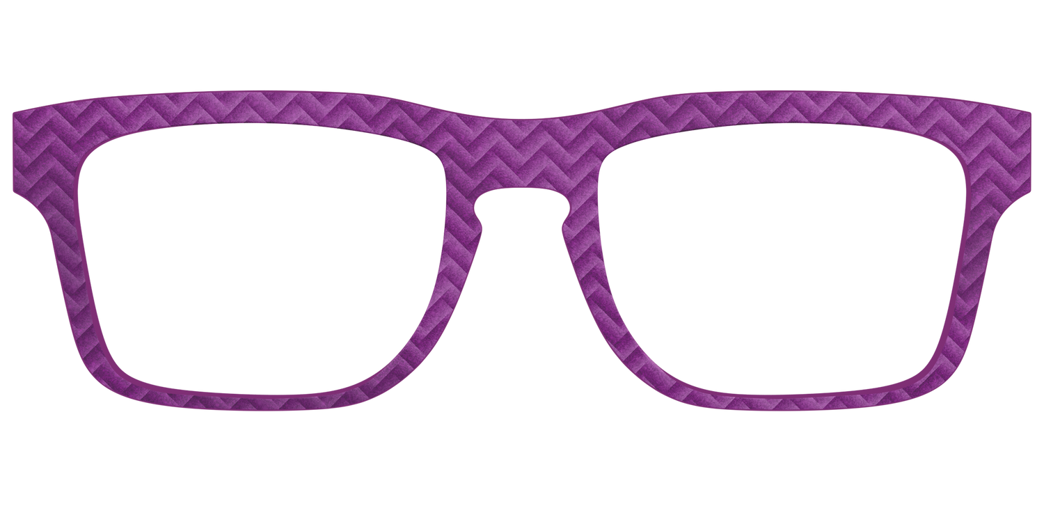 The Violet Herringbone - Front Top Image - Pair Eyewear