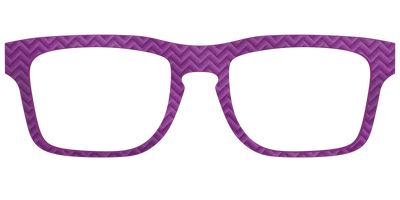 The Violet Herringbone - Front Top Thumbnail - Pair Eyewear