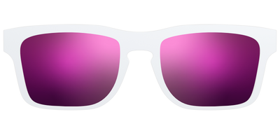 The Polarized White Sun Top - Front Top Thumbnail - Pair Eyewear