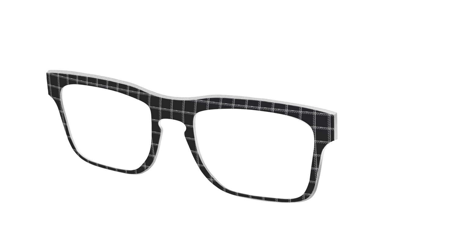 The Windowpane Plaid - Angle Top Image - Pair Eyewear