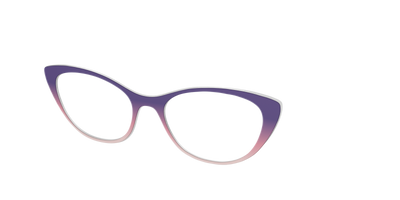 The Acai to Blush Gradient - Angle Top Thumbnail - Pair Eyewear