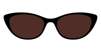 The Black with Brown Golf lens - Front Top Thumbnail - Pair Eyewear