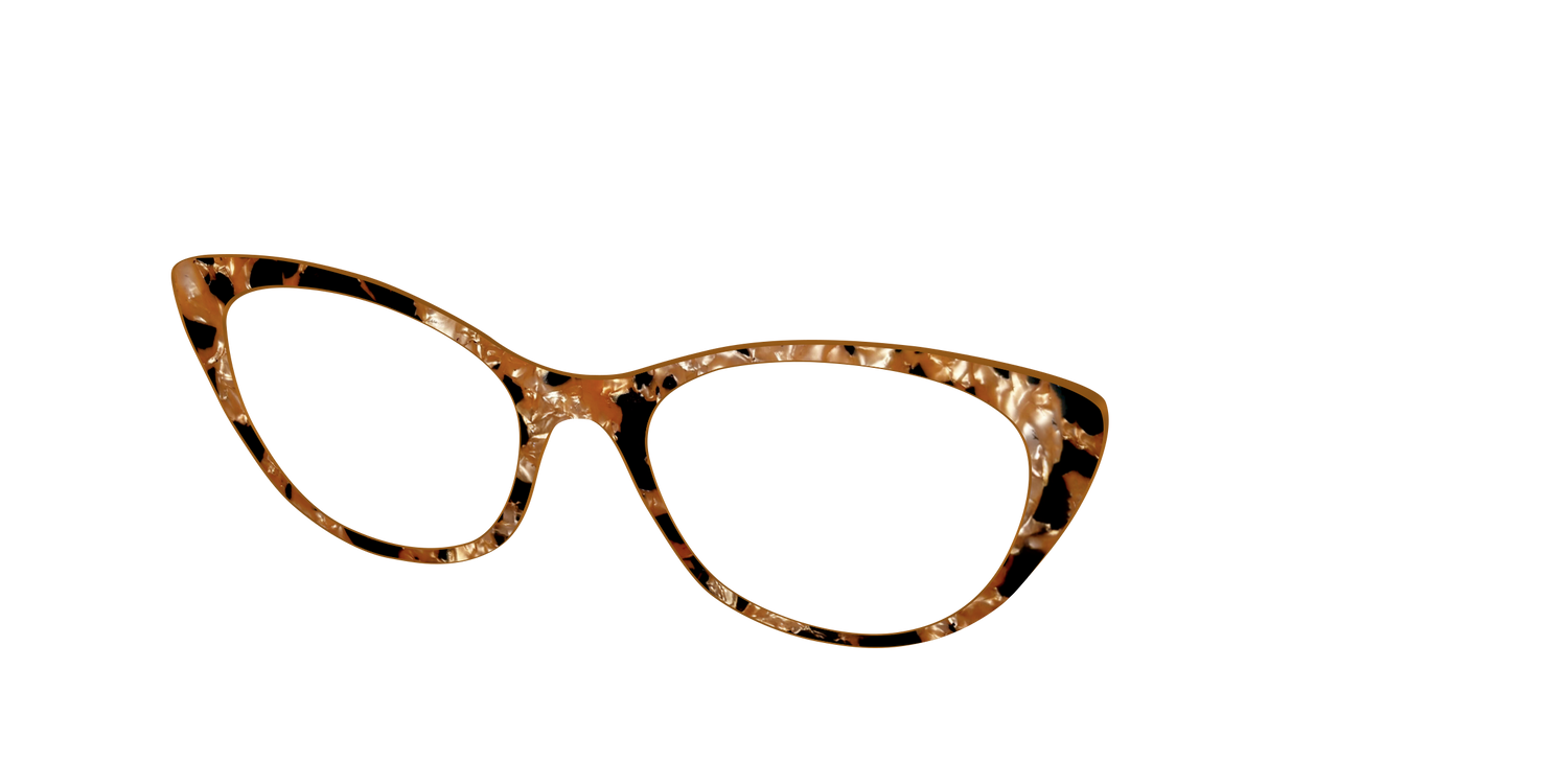 The Caramel Pearl Tortoise - Angle Top Image - Pair Eyewear