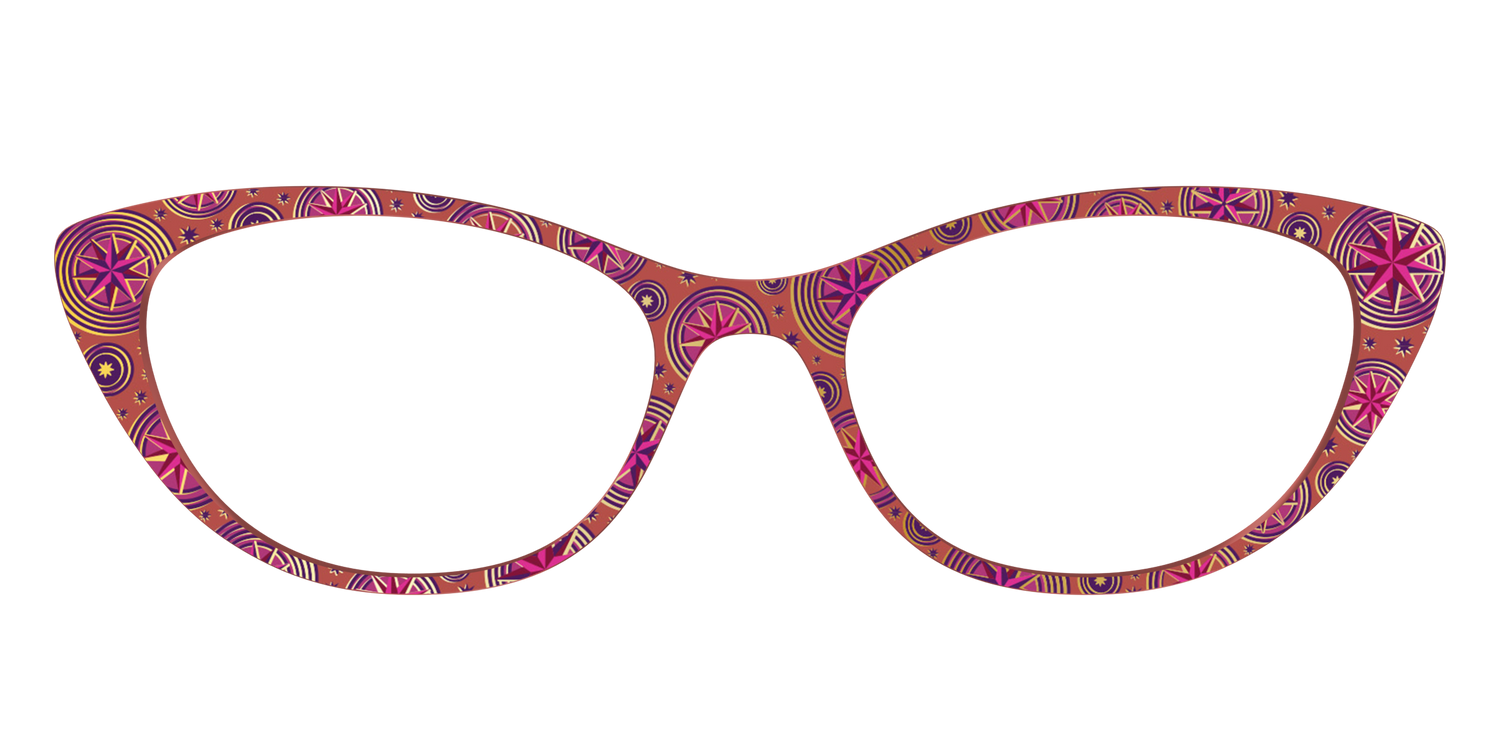 The Gold Foil Luna Lovegood™ - Front Top Image - Pair Eyewear