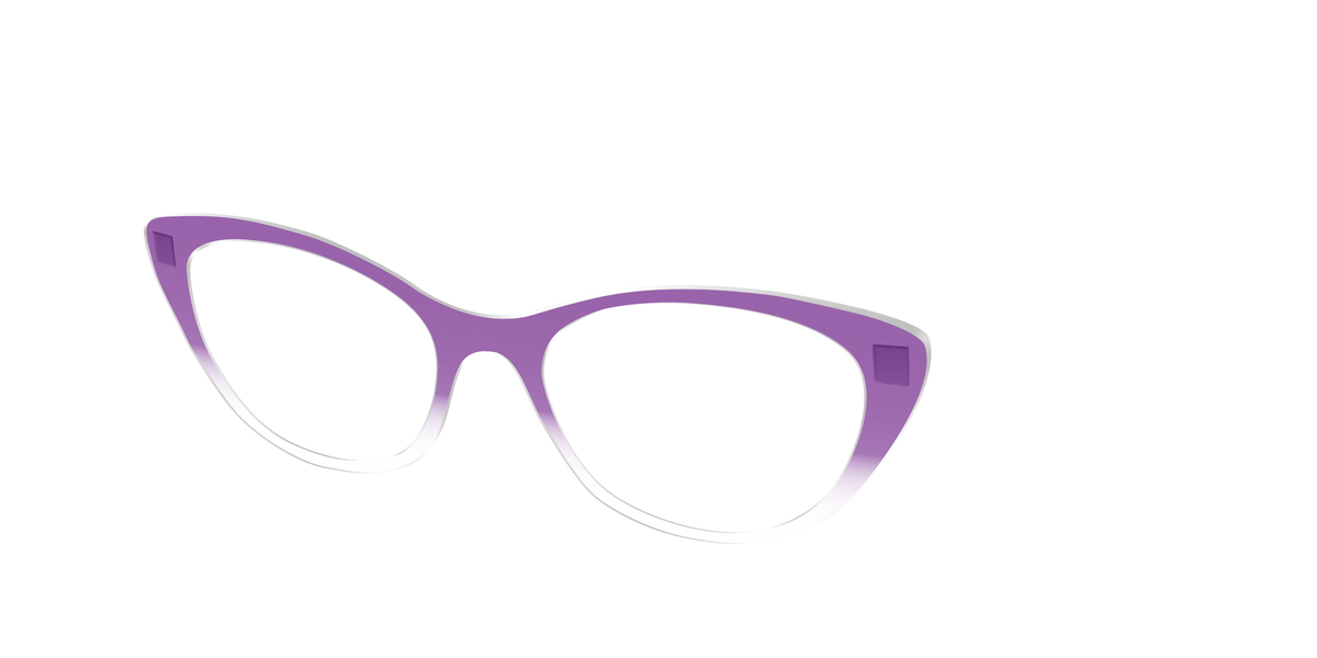 The Grape Gradient Crystal - Angle Top Image - Pair Eyewear