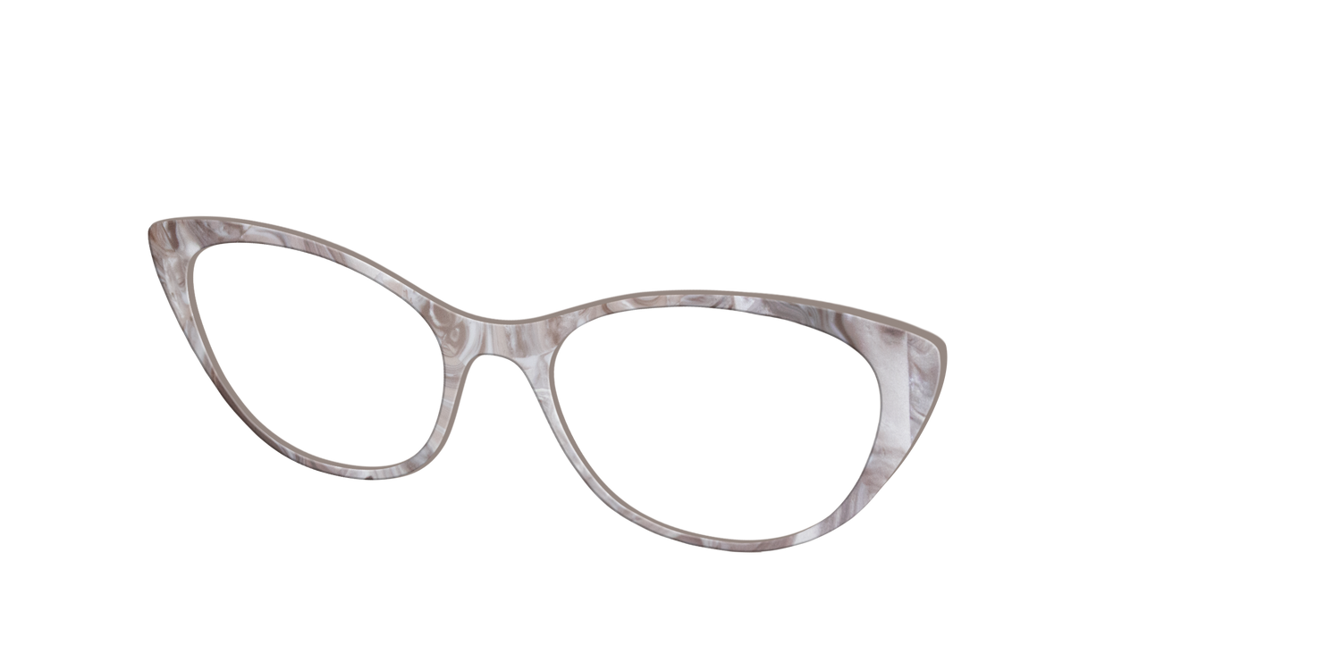 The Gray Marble - Angle Top Image - Pair Eyewear