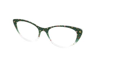The Holiday Bauble with Foil Crystal - Angle Top Thumbnail - Pair Eyewear