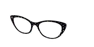The Holographic Lightning Bolts - Angle Top Thumbnail - Pair Eyewear