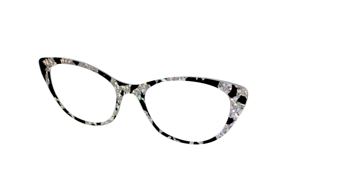The Holographic Mottled Tortoise - Angle Top Image - Pair Eyewear