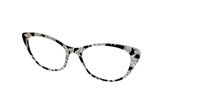 The Holographic Mottled Tortoise - Angle Top Thumbnail - Pair Eyewear