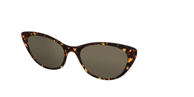 The Non-Polarized Tortoise Sun Top - Angle Top Thumbnail - Pair Eyewear