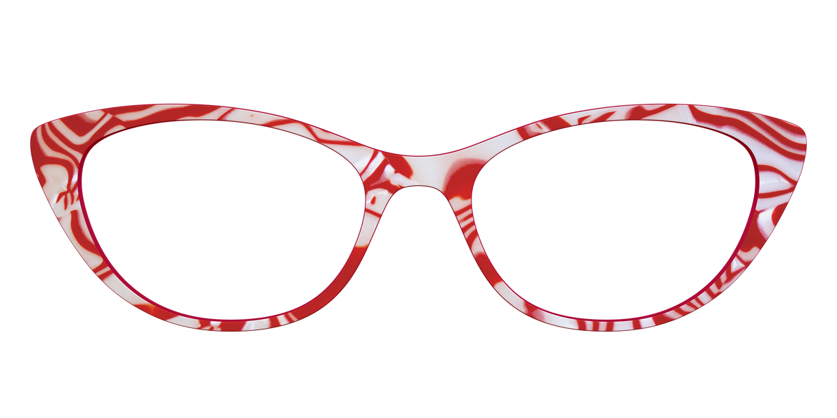 The Peppermint Swirl - Front Top Image - Pair Eyewear