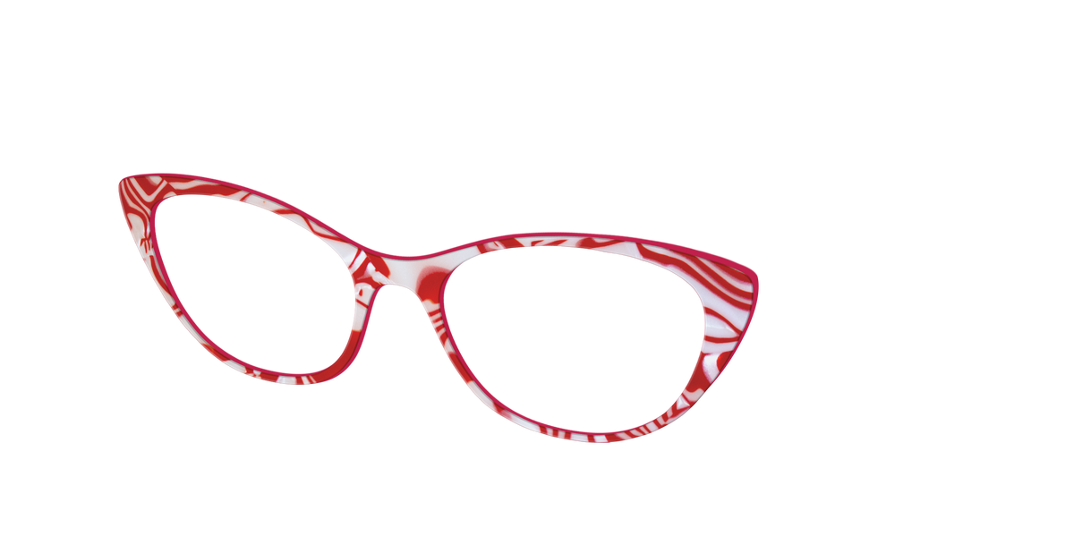The Peppermint Swirl - Angle Top Image - Pair Eyewear