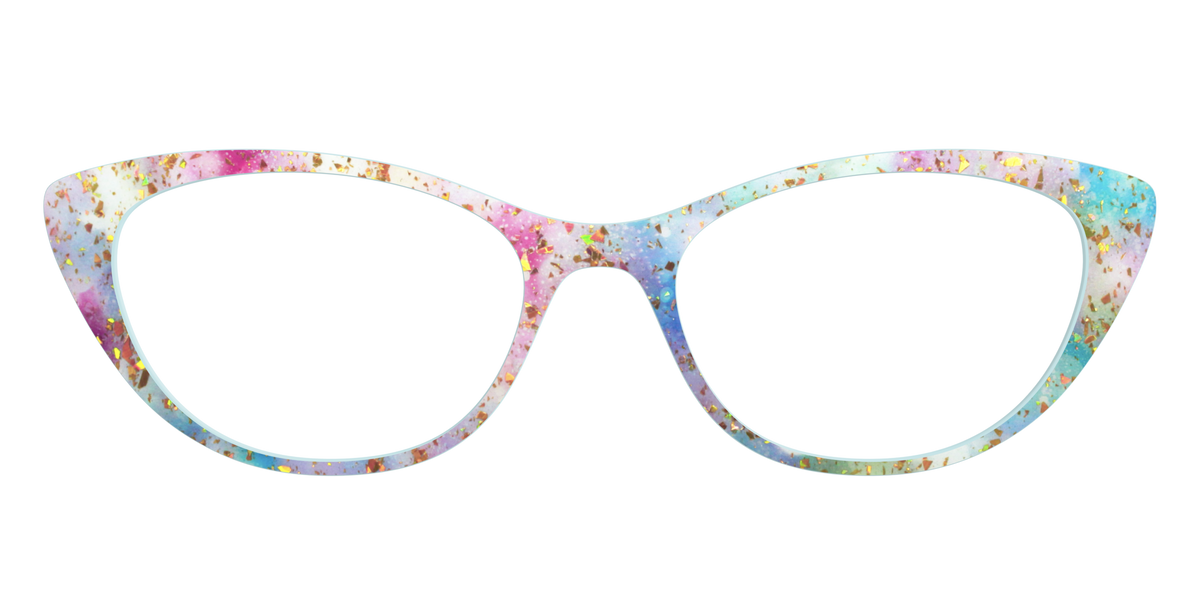 The Pixie Bokeh with Gold Flakes - Front Top Image - Pair Eyewear