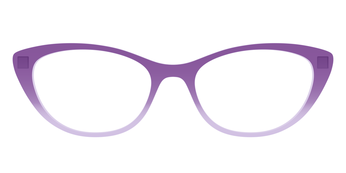 The Plum to Lilac Gradient Crystal - Front Top Image - Pair Eyewear