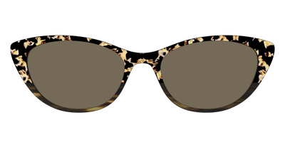 The Polarized Caramel Tortoise Horn Split Sun Top - Front Top Thumbnail - Pair Eyewear