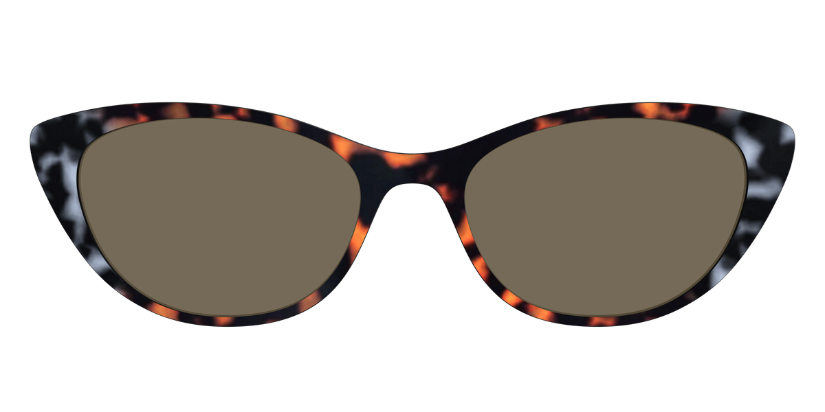 The Polarized Gray & Amber Tortoise Sun Top - Front Top Image - Pair Eyewear