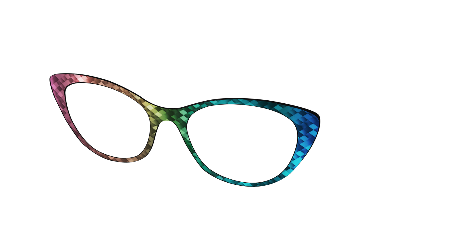 The Rainbow Prism - Angle Top Image - Pair Eyewear