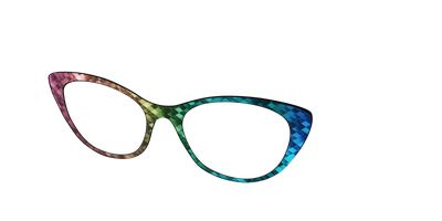 The Rainbow Prism - Angle Top Thumbnail - Pair Eyewear