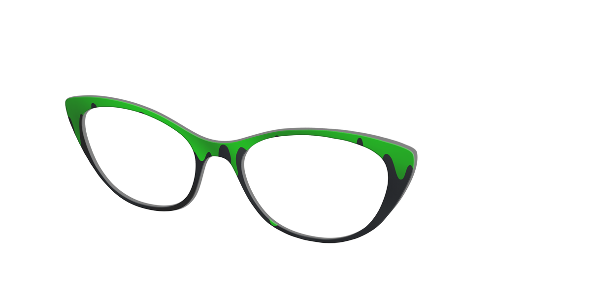 The Reflective Slime - Angle Top Image - Pair Eyewear