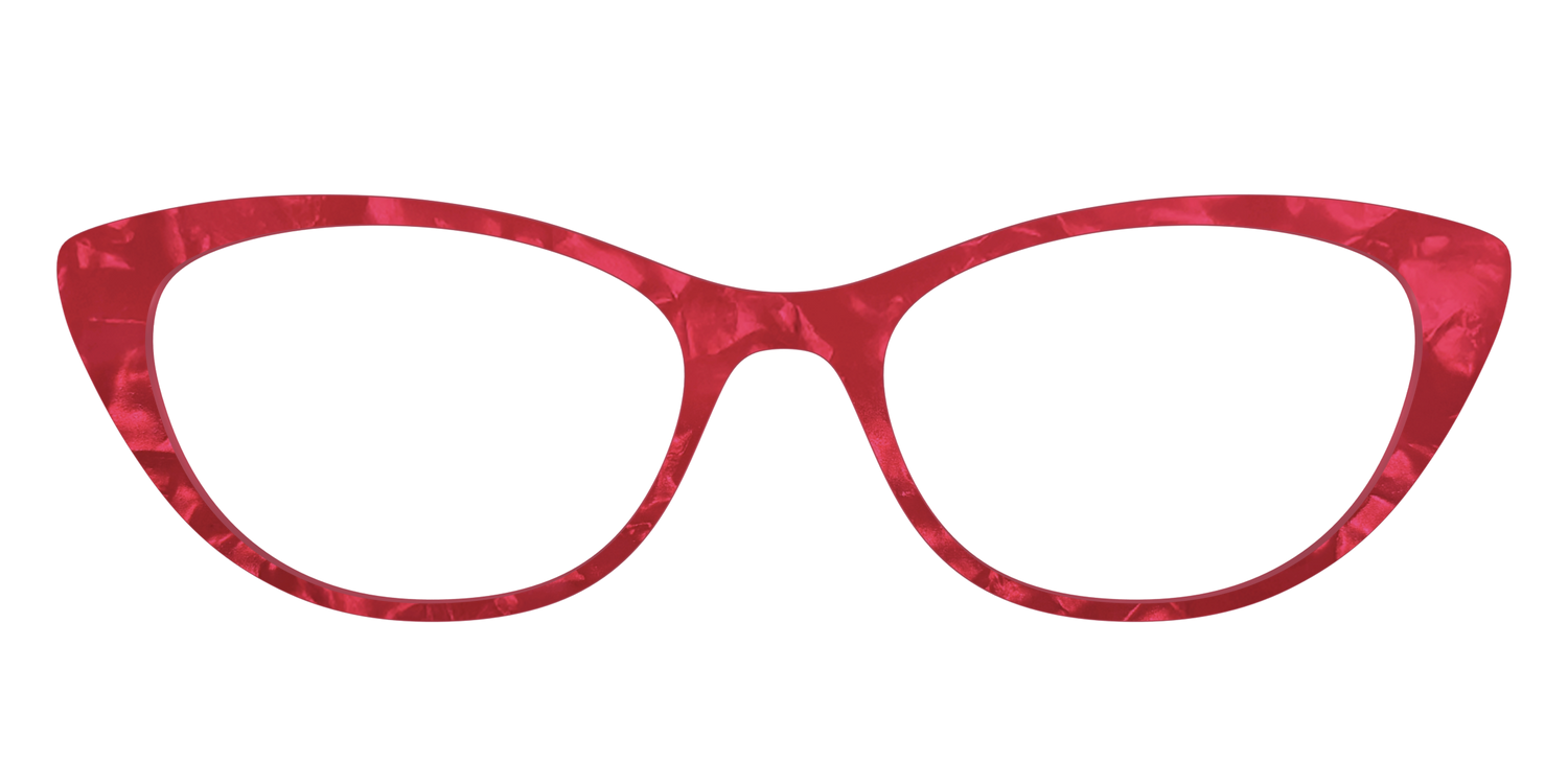 The Ruby Pearl Marble - Front Top Image - Pair Eyewear