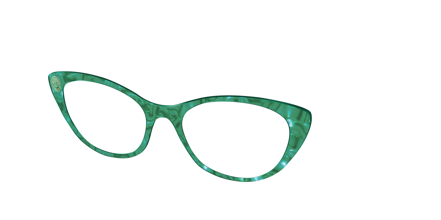 The Slytherin™ Pearl Tortoise - Angle Top Image - Pair Eyewear