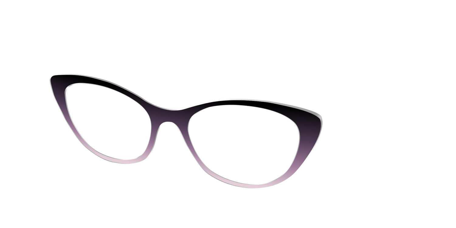 The Sugar Plum Gradient - Angle Top Image - Pair Eyewear