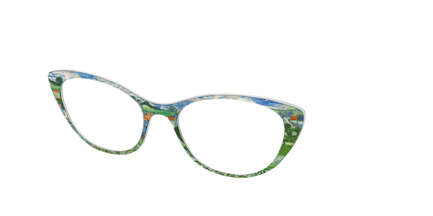 The View of Auvers-Sur-Oise - Angle Top Image - Pair Eyewear
