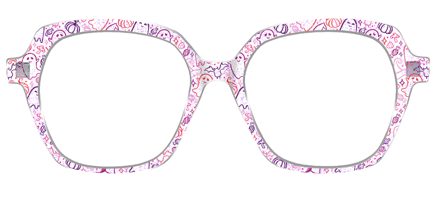 The Frightfully Fun Doodles Crystal - Front Top Image - Pair Eyewear