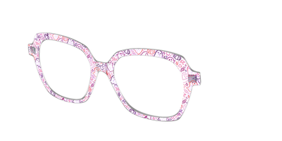 The Frightfully Fun Doodles Crystal - Angle Top Thumbnail - Pair Eyewear