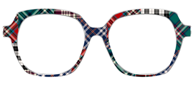 The Grunge Plaid Print Mix - Front Top Thumbnail - Pair Eyewear
