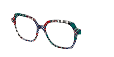 The Grunge Plaid Print Mix - Angle Top Thumbnail - Pair Eyewear