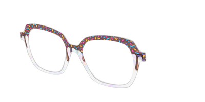 The Holographic Milkshake - Angle Top Thumbnail - Pair Eyewear