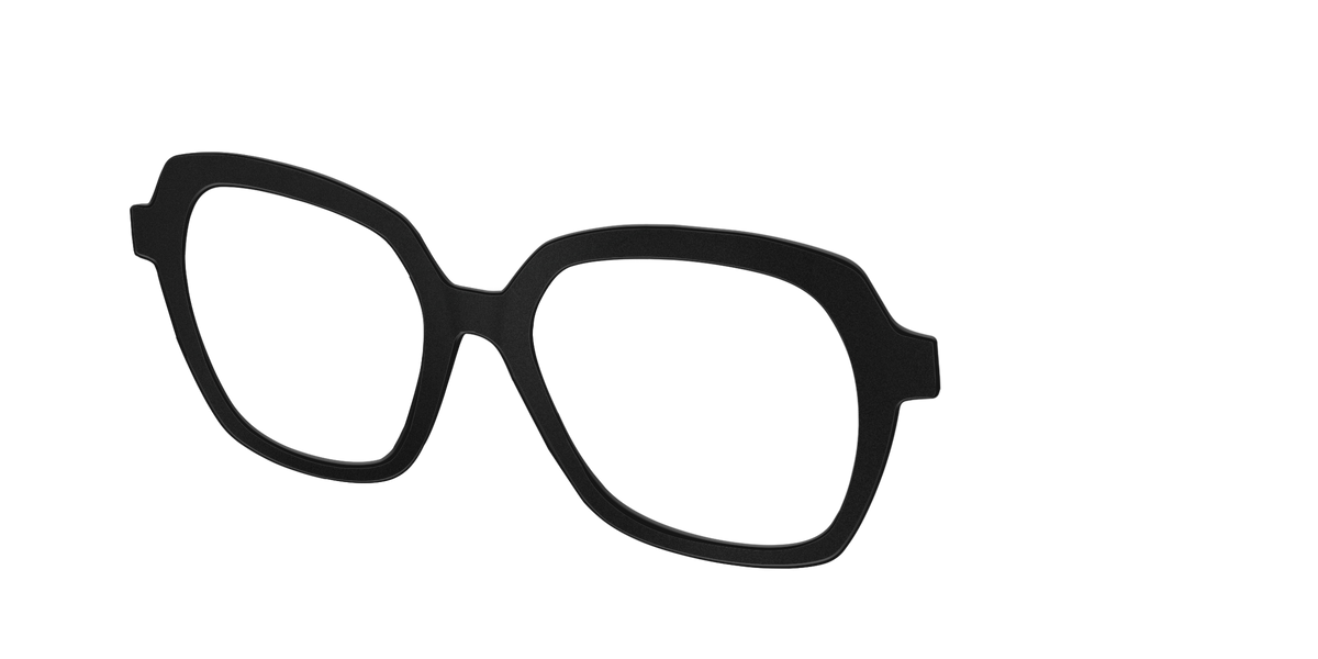 The Matte Black - Angle Top Image - Pair Eyewear