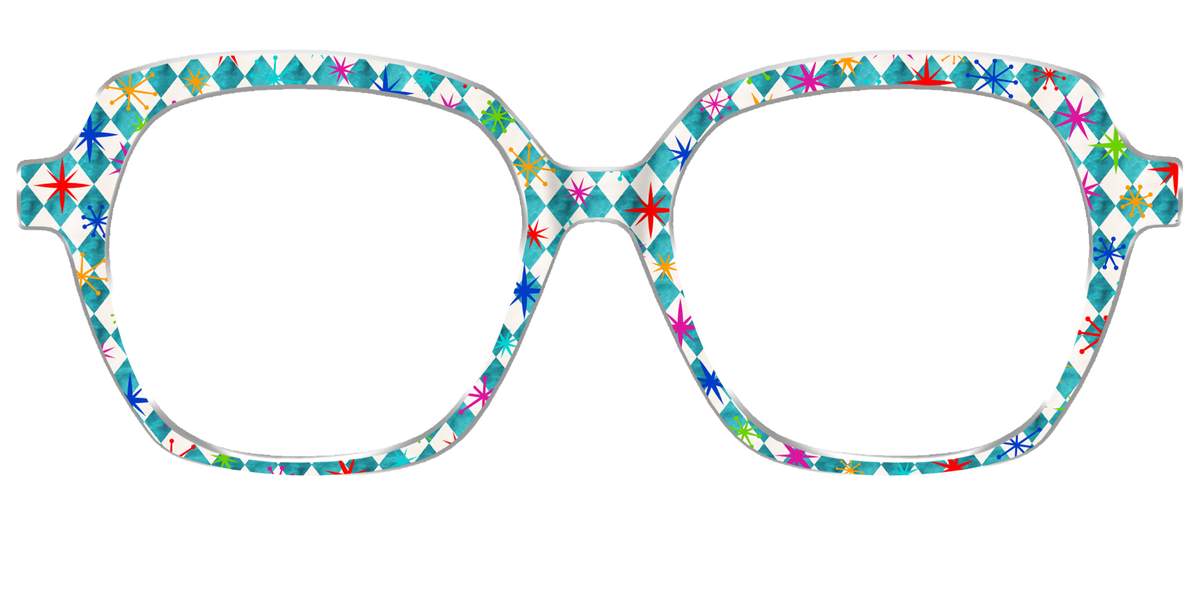 The Starburst Diamonds - Front Top Image - Pair Eyewear