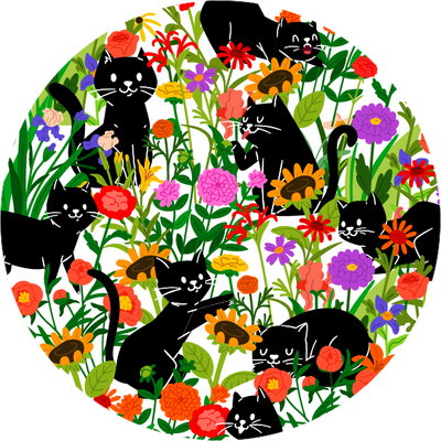 The Feline Flowers