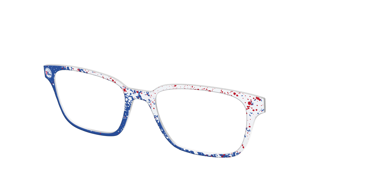 The 76ers Splatter - Angle Top Image - Pair Eyewear