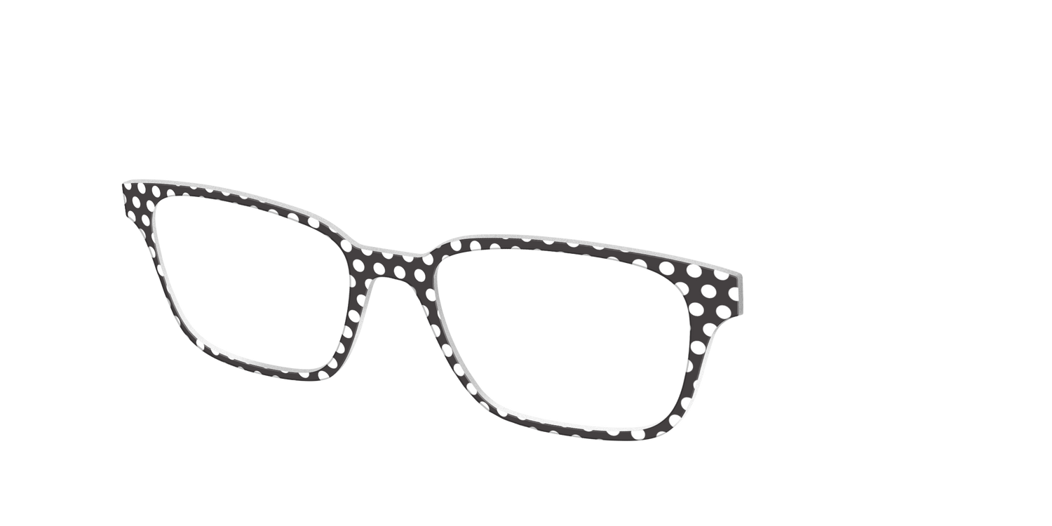 The Black Polka Dots - Angle Top Image - Pair Eyewear