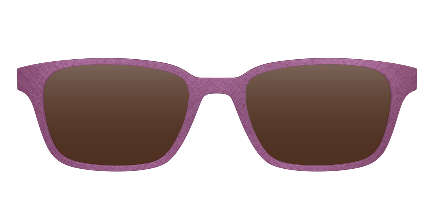 The Polarized Brushed Rose Sun Top - Front Top Image - Pair Eyewear