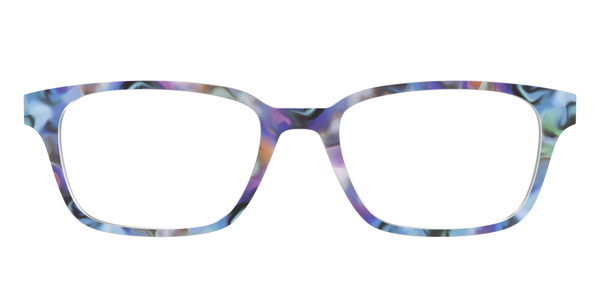 The Finley - Violet Pearlized Gradient Acetate Rose Gold Metal