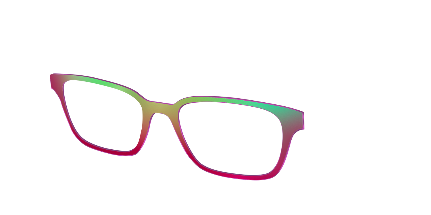 The Guava Ombre - Angle Top Image - Pair Eyewear